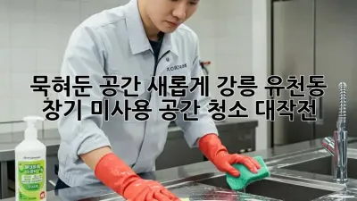 묵혀둔 공간, ✨새롭게! 강릉 유천동 장기 미사용 공간 청소 대작전! 🏡